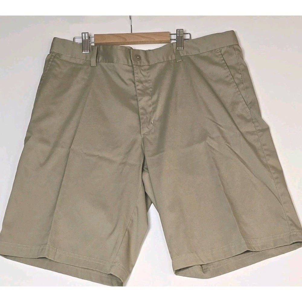 Nike Golf Mens Size‎ 36 Tour Performance Dri-Fit Shorts Khaki Tan Flat Front NEW